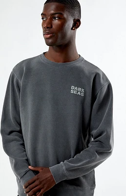 Dark Seas Off Shore Pigment Crew Neck Sweatshirt