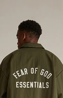 Fear of God Essentials Military Textured Nylon Trucker Jacket