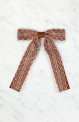 PacSun Lace Bow Hair Clip