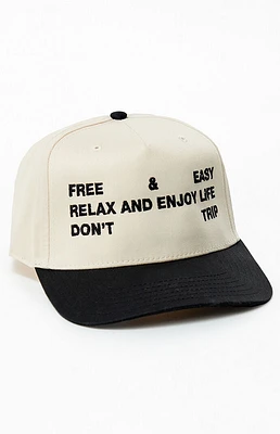 Free & Easy Trifecta Two Tone 5 Panel Snapback Hat