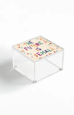 Future Is Female Acrylic Storage Box