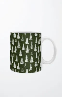 Green Trees Coffee Mug
