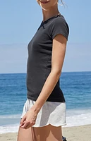 John Galt Black Melany T-Shirt