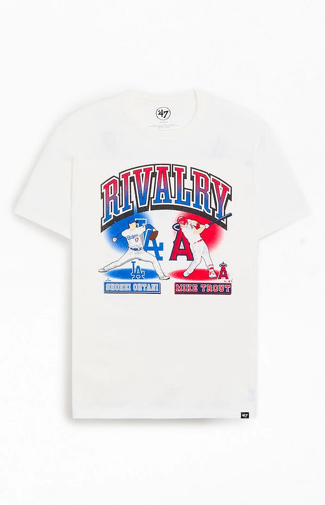 47 Brand LA Baseball Rivalry Dodgers Angels T-Shirt