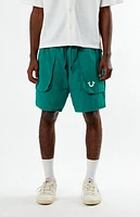 True Religion Curved Nylon Shorts