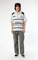 PacSun Manifest Racing Woven Camp Shirt