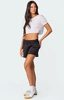 Edikted Garnet Cargo Sweat Shorts