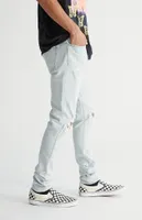 PacSun Light Indigo Destroyed Stacked Skinny Jeans