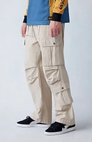 Tan Baggy Cargo Pants