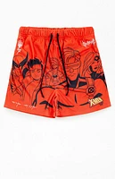 Civil x X-Men '97 Red Mesh Basketball Shorts