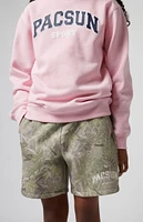 PacSun Kids Camo Embroidered Sweat Shorts