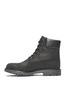Timberland Women's Black Premium 6inch Lace-Up Waterproof Boots