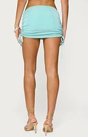 Edikted Caspia Drawstring Mini Skirt
