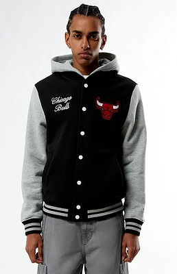 New Era Chicago Bulls Hooded Varsity Jacket