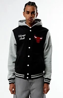 New Era Chicago Bulls Hooded Varsity Jacket