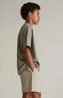 Fear of God Essentials Kids Timber Fleece Soccer Sweat Shorts