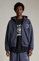 Fear of God Essentials Marine Heavy Fleece University Full Zip Hoodie