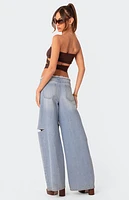 Edikted Wyatt Wrap Tie Bandeau Top