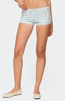 Edikted Aurea Lacey Floral Shorts