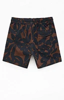 Brixton Floral Everyday Stretch Hybrid 5.5" Swim Trunks
