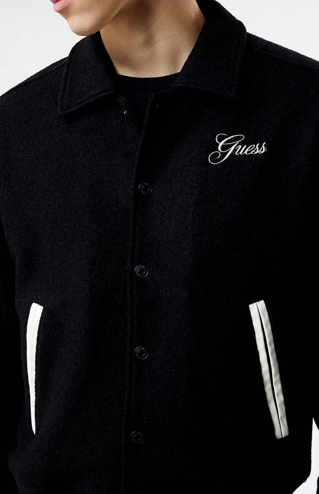 GUESS Originals Wool-Blend Varsity Jacket