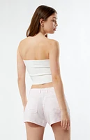 PacSun Fixed Waist Linen Shorts