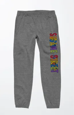 Sesame Street Rainbow Logo Sweatpants