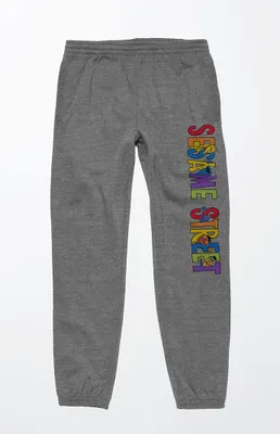 Sesame Street Rainbow Logo Sweatpants