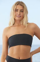 VYB Black Reckless Bandeau Bikini Top