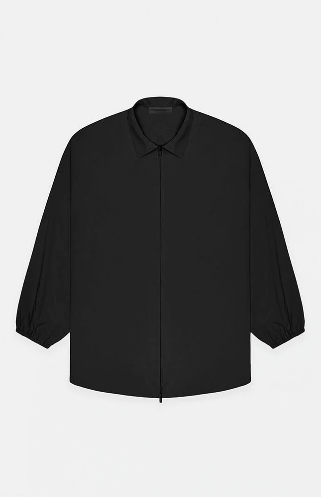 Fear of God Essentials Black Overshirt Jacket