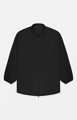 Fear of God Essentials Black Overshirt Jacket