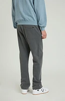 PacSun Washed Black Straight Leg Sweatpants