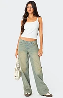 Edikted Emilia Ribbed Bow Tank Top