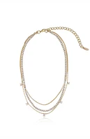 Ettika Mixed 18k Gold Plated Chain Necklace