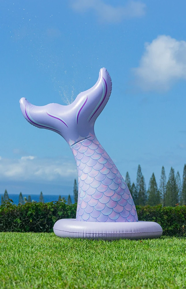 PoolCandy Mermaid Tail Inflatable Water Sprinkler