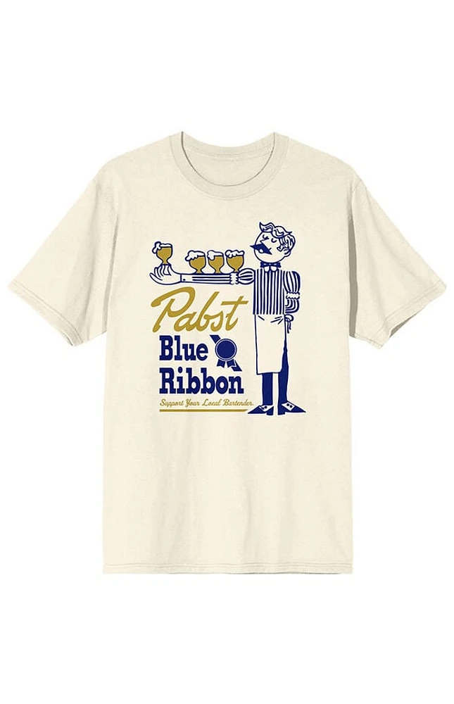 Pabst Blue Ribbon Bartender T-Shirt