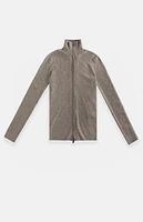 Fear of God Essentials Women's Homestead Heather Ribbed Track Jacket