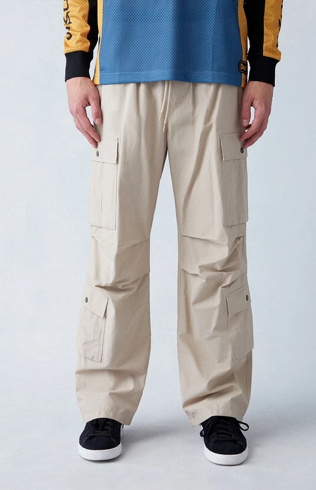 PacSun Tan Baggy Cargo Pants