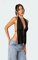 Split Front Top Halter