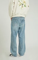 PacSun Medium Indigo Pieced Baggy Jeans