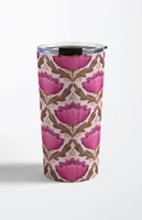 Sewzinski Diamond Floral Pattern Travel Mug