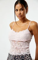 LA Hearts Lace Cami Top