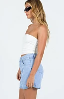 Princess Polly The Swalla Denim Shorts