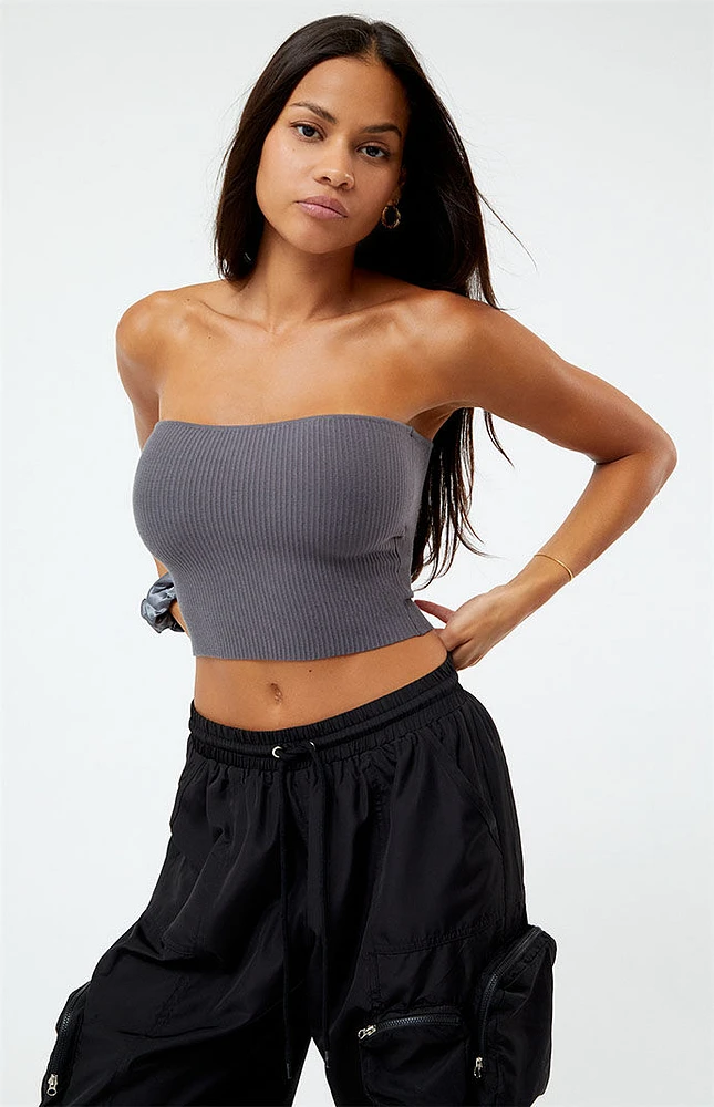 LA Hearts Basic Sweater Tube Top