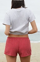 John Galt Heart Emery Knit Pajama Shorts