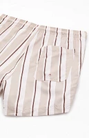 PacSun Basket Striped 5" Swim Trunks