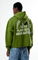 GARDENS & SEEDS Co-Op Statement Zip Up Hoodie