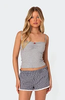 Edikted Karlee Ribbed Tank Top