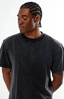 Pacsun Washed Black Premium Cropped T-Shirt