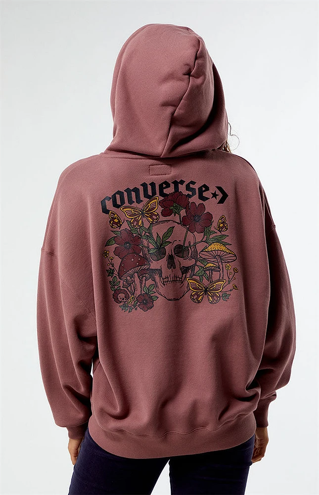 Converse Mauve Blooming Full Zip Hoodie